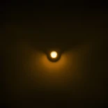 kelvo® NEXA KLV-101-0251 Φωτιστικό Τοίχου / Απλίκα LED 6W 480lm 180° AC 220-240V Αδιάβροχο IP65 Ultra Θερμό Λευκό 1800K - Sanan SMD Chip & TÜV SÜD Driver - Μαύρο Ματ - Μ11 x Π9 x Υ11cm - 5 Χρόνια Εγγύηση