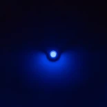 kelvo® NEXA KLV-101-0253 Φωτιστικό Τοίχου / Απλίκα LED 6W 360lm 180° AC 220-240V Αδιάβροχο IP65 Μπλε - Sanan SMD Chip & TÜV SÜD Driver - Μαύρο Ματ - Μ11 x Π9 x Υ11cm - 5 Χρόνια Εγγύηση