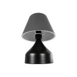 GLOBOSTAR® MICKEY 204-0059 Μοντέρνο Επιτραπέζιο Φωτιστικό Πορτατίφ με Ντουί 1 x E27 AC 220-240V IP20 - Μαύρο - Μ22 x Π22 x Υ30cm