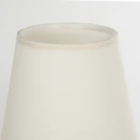 GLOBOSTAR® SWEET 204-0061 Μοντέρνο Επιτραπέζιο Φωτιστικό Πορτατίφ με Ντουί 1 x E27 AC 220-240V IP20 - Χρυσό & Μπεζ - Μ14 x Π14 x Υ25cm