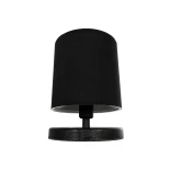 GLOBOSTAR® MINNIE 204-0063 Μοντέρνο Επιτραπέζιο Φωτιστικό Πορτατίφ με Ντουί 1 x E14 AC 220-240V IP20 - Μαύρο - Μ15 x Π15 x Υ21cm