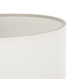 GLOBOSTAR® COBRA 204-0066 Μοντέρνο Επιτραπέζιο Φωτιστικό Πορτατίφ με Ντουί 1 x E27 AC 220-240V IP20 - Μπεζ & Λευκό - Μ24 x Π24 x Υ38cm