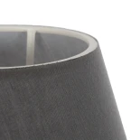 GLOBOSTAR® CAP 204-0068 Μοντέρνο Επιτραπέζιο Φωτιστικό Πορτατίφ με Ντουί 1 x E27 AC 220-240V IP20 - Καφέ & Μαύρο - Μ22 x Π22 x Υ33cm