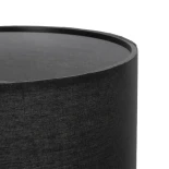 GLOBOSTAR® STRING 204-0072 Μοντέρνο Επιτραπέζιο Φωτιστικό Πορτατίφ με Ντουί 1 x E27 AC 220-240V IP20 - Μαύρο & Μπεζ - Μ24 x Π24 x Υ37cm