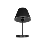 GLOBOSTAR® LARA 204-0074 Μοντέρνο Επιτραπέζιο Φωτιστικό Πορτατίφ με Ντουί 1 x E27 AC 220-240V IP20 - Μαύρο - Μ22 x Π22 x Υ36cm