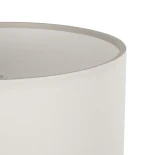 GLOBOSTAR® LARA 204-0075 Μοντέρνο Επιτραπέζιο Φωτιστικό Πορτατίφ με Ντουί 1 x E27 AC 220-240V IP20 - Μαύρο & Μπεζ - Μ24 x Π24 x Υ35cm