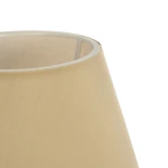 GLOBOSTAR® CLASS 204-0079 Μοντέρνο Επιτραπέζιο Φωτιστικό Πορτατίφ με Ντουί 1 x E27 AC 220-240V IP20 - Μαύρο & Μπεζ - Μ22 x Π22 x Υ36cm