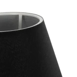 GLOBOSTAR® CLASS 204-0080 Μοντέρνο Επιτραπέζιο Φωτιστικό Πορτατίφ με Ντουί 1 x E27 AC 220-240V IP20 - Μαύρο & Μπεζ - Μ22 x Π22 x Υ36cm