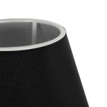 GLOBOSTAR® CIA 204-0081 Μοντέρνο Επιτραπέζιο Φωτιστικό Πορτατίφ με Ντουί 1 x E27 AC 220-240V IP20 - Λευκό & Μαύρο - Μ24 x Π24 x Υ31cm