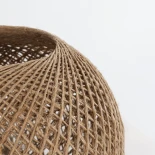 GLOBOSTAR® BOWL 204-0087 Μοντέρνο Επιτραπέζιο Φωτιστικό Πορτατίφ με Ντουί 1 x E27 AC 220-240V IP20 - Καφέ & Μπεζ - Μ22 x Π22 x Υ23cm