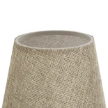 GLOBOSTAR® PAM 204-0112 Μοντέρνο Φωτιστικό Τοίχου - Απλίκα με Ντουί 1 x E27 AC 220-240V IP20 - Μαύρο & Μπεζ - Μ23 x Π23 x Υ17cm