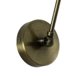 GLOBOSTAR® HAWK 204-0114 Μοντέρνο Φωτιστικό Τοίχου - Απλίκα με Ντουί 1 x E27 AC 220-240V IP20 - Μαύρο & Μπρούτζινο - Μ23 x Π23 x Υ27cm