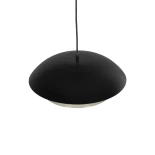 GLOBOSTAR® AURA 204-0117 Μοντέρνο Κρεμαστό Φωτιστικό Οροφής με Ντουί 1 x E27 AC 220-240V IP20 - Μαύρο & Λευκό - Μ31 x Π31 x Υ27cm