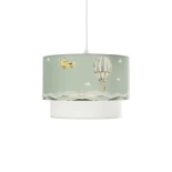 GLOBOSTAR® BALLON 204-0120 Παιδικό Κρεμαστό Φωτιστικό Οροφής με Ντουί 1 x E27 AC 220-240V IP20 - Πολύχρωμο - Μ30 x Π30 x Υ20cm