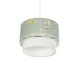 GLOBOSTAR® BALLON 204-0120 Παιδικό Κρεμαστό Φωτιστικό Οροφής με Ντουί 1 x E27 AC 220-240V IP20 - Πολύχρωμο - Μ30 x Π30 x Υ20cm