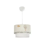 GLOBOSTAR® BALLON 204-0121 Παιδικό Κρεμαστό Φωτιστικό Οροφής με Ντουί 1 x E27 AC 220-240V IP20 - Πολύχρωμο - Μ30 x Π30 x Υ20cm