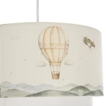 GLOBOSTAR® BALLON 204-0121 Παιδικό Κρεμαστό Φωτιστικό Οροφής με Ντουί 1 x E27 AC 220-240V IP20 - Πολύχρωμο - Μ30 x Π30 x Υ20cm