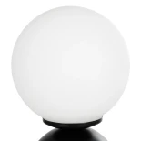 GLOBOSTAR® MAGIC 204-0132 Μοντέρνο Επιτραπέζιο Φωτιστικό Πορτατίφ με Ντουί 1 x E14 AC 220-240V IP20 - Μαύρο & Λευκό - Μ13 x Π13 x Υ28cm