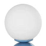 GLOBOSTAR® MAGIC 204-0133 Μοντέρνο Επιτραπέζιο Φωτιστικό Πορτατίφ με Ντουί 1 x E14 AC 220-240V IP20 - Μπλε & Λευκό - Μ13 x Π13 x Υ28cm