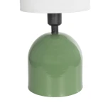 GLOBOSTAR® LOREN 204-0136 Μοντέρνο Επιτραπέζιο Φωτιστικό Πορτατίφ με Ντουί 1 x E14 AC 220-240V IP20 - Πράσινο & Μπεζ - Μ15 x Π15 x Υ31cm