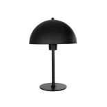 GLOBOSTAR® GASCEIO 204-0141 Μοντέρνο Επιτραπέζιο Φωτιστικό Πορτατίφ με Ντουί 1 x E27 AC 220-240V IP20 - Μαύρο - Μ25 x Π25 x Υ39cm