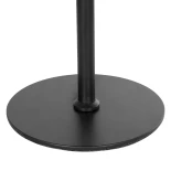 GLOBOSTAR® GASCEIO 204-0141 Μοντέρνο Επιτραπέζιο Φωτιστικό Πορτατίφ με Ντουί 1 x E27 AC 220-240V IP20 - Μαύρο - Μ25 x Π25 x Υ39cm