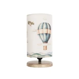 GLOBOSTAR® BALLON 204-0145 Παιδικό Επιτραπέζιο Φωτιστικό Πορτατίφ με Ντουί 1 x E14 AC 220-240V IP20 - Πολύχρωμο - Μ15 x Π15 x Υ30cm