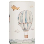 GLOBOSTAR® BALLON 204-0145 Παιδικό Επιτραπέζιο Φωτιστικό Πορτατίφ με Ντουί 1 x E14 AC 220-240V IP20 - Πολύχρωμο - Μ15 x Π15 x Υ30cm