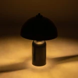 GLOBOSTAR® GASCO 204-0146 Μοντέρνο Επιτραπέζιο Φωτιστικό Πορτατίφ με Ντουί 1 x E27 AC 220-240V IP20 - Μαύρο - Μ25 x Π25 x Υ35cm