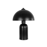 GLOBOSTAR® GASCO 204-0146 Μοντέρνο Επιτραπέζιο Φωτιστικό Πορτατίφ με Ντουί 1 x E27 AC 220-240V IP20 - Μαύρο - Μ25 x Π25 x Υ35cm