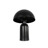 GLOBOSTAR® GASCO 204-0146 Μοντέρνο Επιτραπέζιο Φωτιστικό Πορτατίφ με Ντουί 1 x E27 AC 220-240V IP20 - Μαύρο - Μ25 x Π25 x Υ35cm