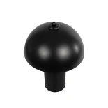 GLOBOSTAR® GASCO 204-0146 Μοντέρνο Επιτραπέζιο Φωτιστικό Πορτατίφ με Ντουί 1 x E27 AC 220-240V IP20 - Μαύρο - Μ25 x Π25 x Υ35cm