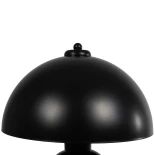 GLOBOSTAR® GASCO 204-0146 Μοντέρνο Επιτραπέζιο Φωτιστικό Πορτατίφ με Ντουί 1 x E27 AC 220-240V IP20 - Μαύρο - Μ25 x Π25 x Υ35cm