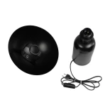 GLOBOSTAR® GASCO 204-0146 Μοντέρνο Επιτραπέζιο Φωτιστικό Πορτατίφ με Ντουί 1 x E27 AC 220-240V IP20 - Μαύρο - Μ25 x Π25 x Υ35cm