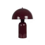 GLOBOSTAR® GASCO 204-0148 Μοντέρνο Επιτραπέζιο Φωτιστικό Πορτατίφ με Ντουί 1 x E27 AC 220-240V IP20 - Κόκκινο - Μ25 x Π25 x Υ35cm