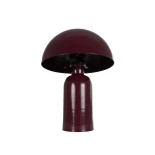 GLOBOSTAR® GASCO 204-0148 Μοντέρνο Επιτραπέζιο Φωτιστικό Πορτατίφ με Ντουί 1 x E27 AC 220-240V IP20 - Κόκκινο - Μ25 x Π25 x Υ35cm