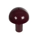 GLOBOSTAR® GASCO 204-0148 Μοντέρνο Επιτραπέζιο Φωτιστικό Πορτατίφ με Ντουί 1 x E27 AC 220-240V IP20 - Κόκκινο - Μ25 x Π25 x Υ35cm