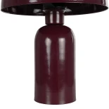 GLOBOSTAR® GASCO 204-0148 Μοντέρνο Επιτραπέζιο Φωτιστικό Πορτατίφ με Ντουί 1 x E27 AC 220-240V IP20 - Κόκκινο - Μ25 x Π25 x Υ35cm