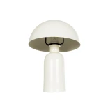 GLOBOSTAR® GASCO 204-0149 Μοντέρνο Επιτραπέζιο Φωτιστικό Πορτατίφ με Ντουί 1 x E27 AC 220-240V IP20 - Μπεζ - Μ25 x Π25 x Υ35cm