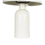 GLOBOSTAR® GASCO 204-0149 Μοντέρνο Επιτραπέζιο Φωτιστικό Πορτατίφ με Ντουί 1 x E27 AC 220-240V IP20 - Μπεζ - Μ25 x Π25 x Υ35cm