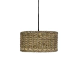 GLOBOSTAR® POMEGRANDE 204-0157 Boho Κρεμαστό Φωτιστικό Οροφής με Ντουί 1 x E27 AC 220-240V IP20 - Μπεζ - Μ30 x Π30 x Υ16cm