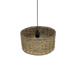 GLOBOSTAR® POMEGRANDE 204-0157 Boho Κρεμαστό Φωτιστικό Οροφής με Ντουί 1 x E27 AC 220-240V IP20 - Μπεζ - Μ30 x Π30 x Υ16cm