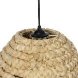 GLOBOSTAR® MEKA 204-0163 Boho Κρεμαστό Φωτιστικό Οροφής με Ντουί 1 x E27 AC 220-240V IP20 - Μπεζ - Μ30 x Π30 x Υ25cm