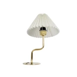 GLOBOSTAR® LIVL 204-0169 Μοντέρνο Επιτραπέζιο Φωτιστικό Πορτατίφ με Ντουί 1 x E27 AC 220-240V IP20 - Χρυσό & Μπεζ - Μ22 x Π22 x Υ34cm