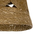 GLOBOSTAR® PANIER 204-0170 Boho Κρεμαστό Φωτιστικό Οροφής με Ντουί 1 x E27 AC 220-240V IP20 - Μπεζ - Μ32 x Π32 x Υ30cm