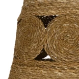 GLOBOSTAR® PANIER 204-0170 Boho Κρεμαστό Φωτιστικό Οροφής με Ντουί 1 x E27 AC 220-240V IP20 - Μπεζ - Μ32 x Π32 x Υ30cm