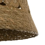 GLOBOSTAR® PANIER 204-0171 Boho Κρεμαστό Φωτιστικό Οροφής με Ντουί 1 x E27 AC 220-240V IP20 - Μπεζ - Μ32 x Π32 x Υ30cm