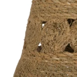 GLOBOSTAR® PANIER 204-0171 Boho Κρεμαστό Φωτιστικό Οροφής με Ντουί 1 x E27 AC 220-240V IP20 - Μπεζ - Μ32 x Π32 x Υ30cm