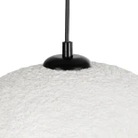 GLOBOSTAR® STONE 204-0176 Μοντέρνο Κρεμαστό Φωτιστικό Οροφής με Ντουί 1 x E27 AC 220-240V IP20 - Λευκό - Μ31.5 x Π35 x Υ26cm