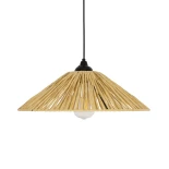 GLOBOSTAR® CHAPEAU 205-0086 Boho Κρεμαστό Φωτιστικό Οροφής με Ντουί 1 x E27 AC 220-240V IP20 - Μπεζ - M41 x Π41 x Υ17cm